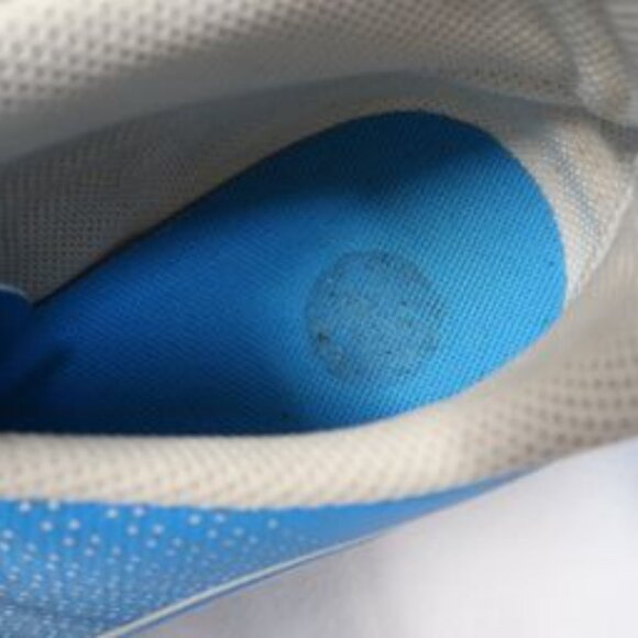 Men's Nike Cleat Soccer or Football Sport Shoes Just Do It Blue White Size 9 - Picture 6 of 11